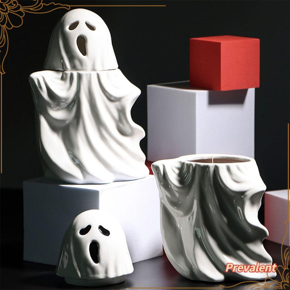 Preva Ghost Coffee Mug New Hollow Dengan Tutup Gelas Air