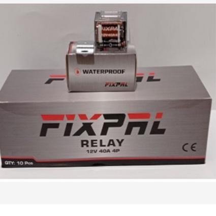 Rilei Rilay relay rilai Fixpal RELAY 12V 40A 4P FIXPAL rilay lampu klakson mobil motor