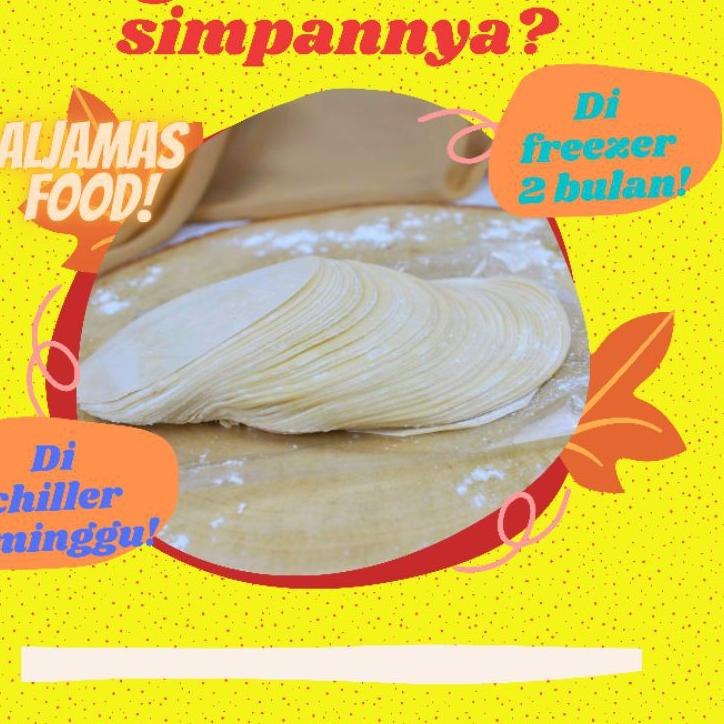 

(♥C6369] Kulit Dimsum 8.5 Cm isi 100 pangsit/gyoza