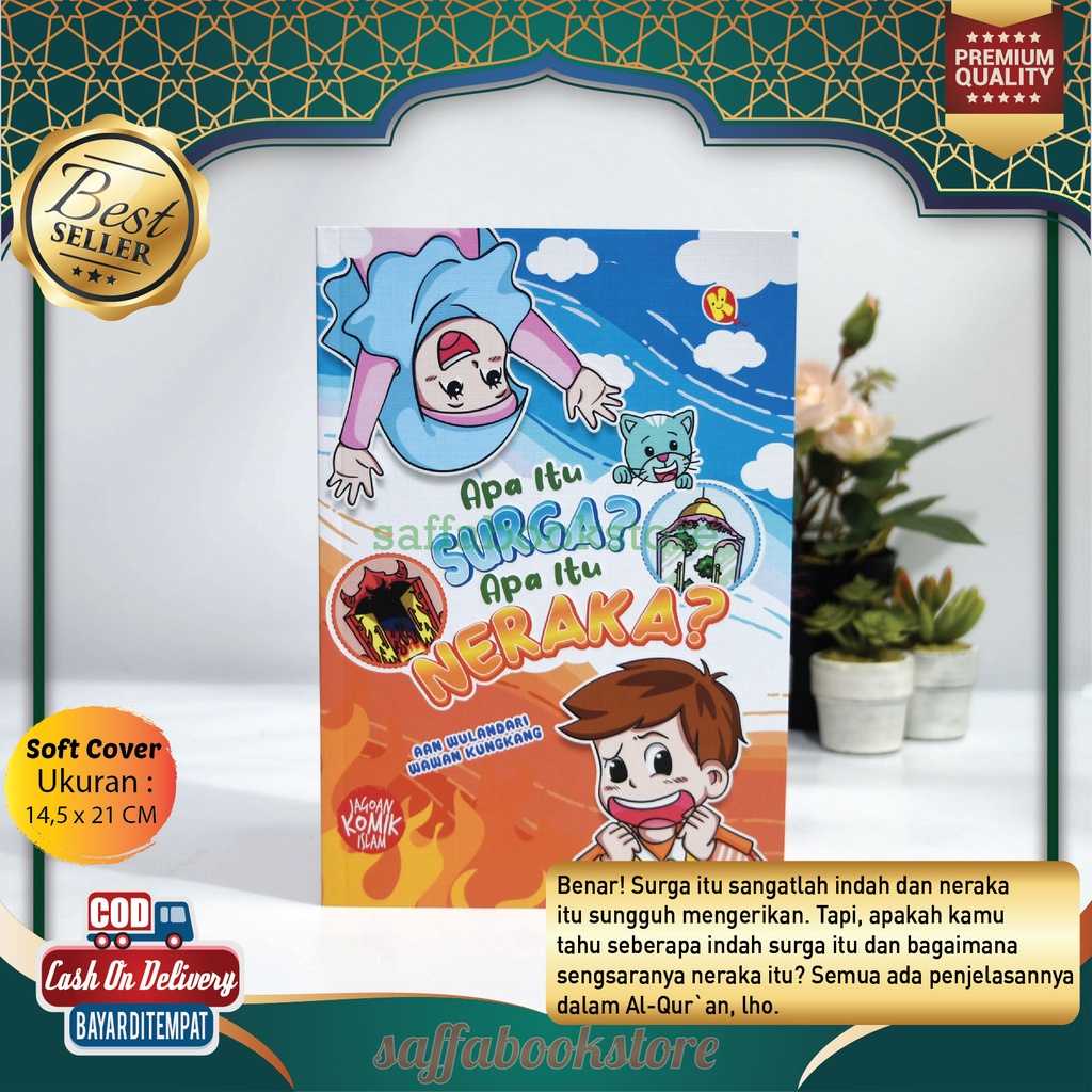 Komik Islamic Apa itu Surga? Apa itu Neraka? Penerbit Al-Kautsar Kids Buku Jagoan Komik Islam Buku B