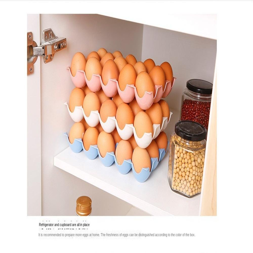 Solighter Kotak Penyimpanan Telur Piring Saji Egg Organizer Food Storage Tray Alat Dapur