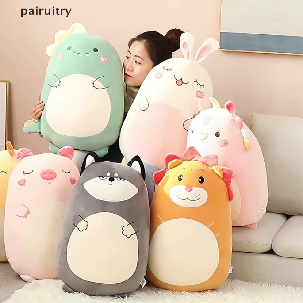 Prt Squishmallows Plush Toy Animal Kawaii Unicorm Dinosaurus Singa Empuk Bantal Besar PRT