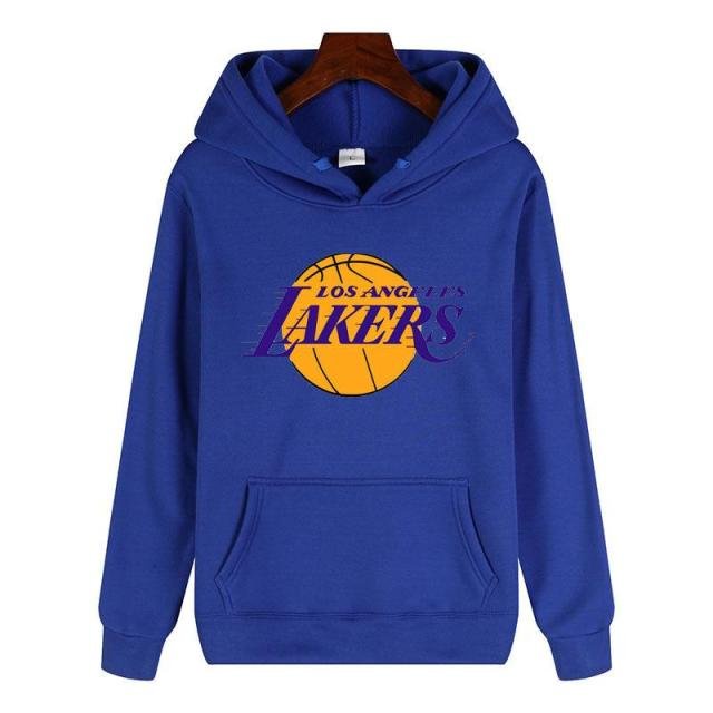 Lakers Jumper Hoodie II  Sweater Hoodie Trendy II Sweter Oblong Topi Sz M - XL ( Pria &amp; Wanita / Anak &amp; Dewasa )