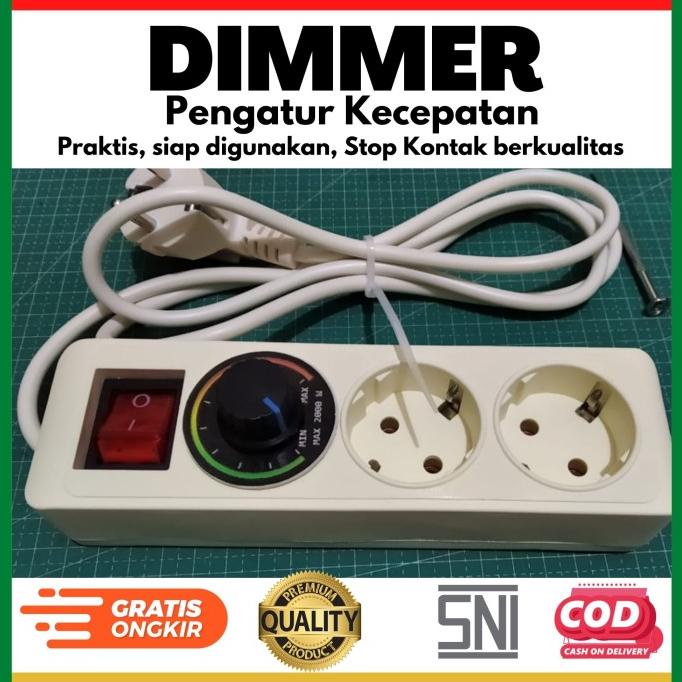 Dimmer Pengatur Kecepatan Gerinda, Bor - Dimer SCR 2000 W