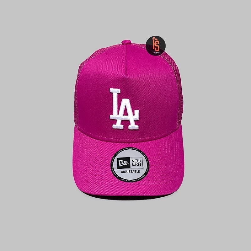 TOPI NEW ERA ORIGINAL TRUCKER TONAL LOS ANGELES DODGERS FUSHIA