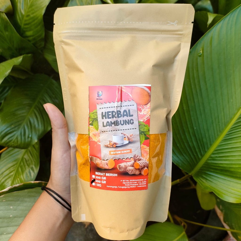 LINK CHEK OUT HERBAL LAMBUNG BUBUK TANPA GULA 150gr x5