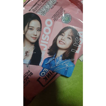 [Update] photocard Blackpink x oreo [Jisoo 06, Lisa 03 & Lisa 08]