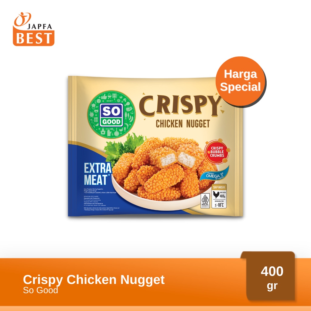 Crispy Chicken Nugget So Good 400gr