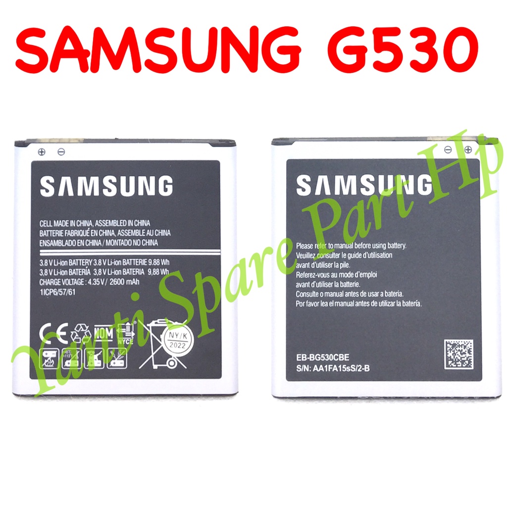 Baterai Samsung G530 J2 Prime J500 J300 J2 Pro EB-BG530CBE Original New