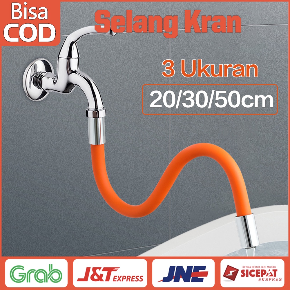 Jual Selang Kran Sambungan Keran Air Angsa Wastafel Flexible Bisa Berputar Derajat Faucet