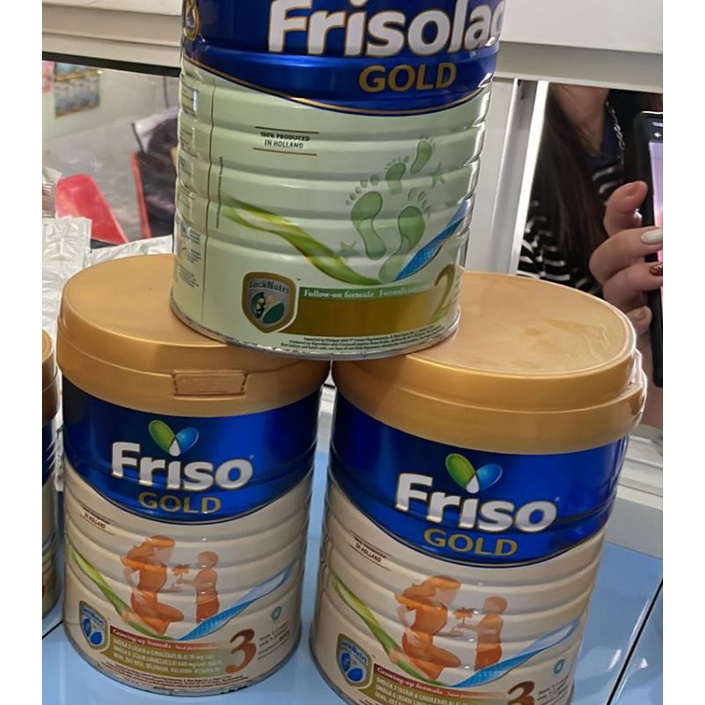Friso gold 3 900g, frisolac 2 900g
