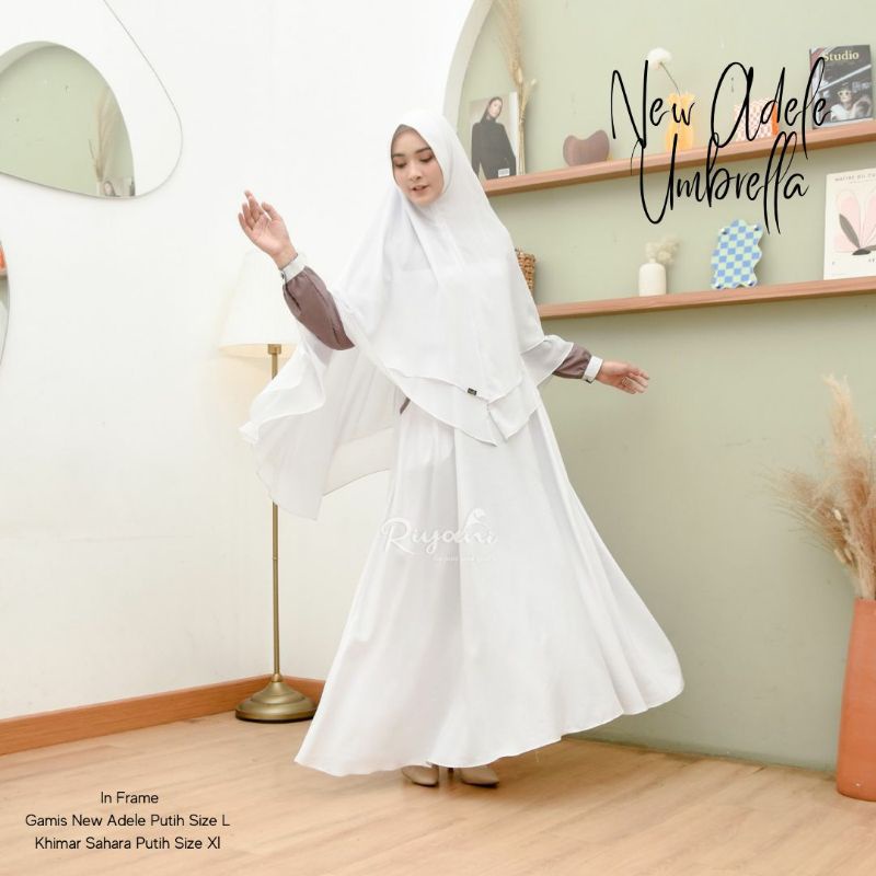 gamis adele new riyani/gamis riyani/gamis polos/gamis toyobo
