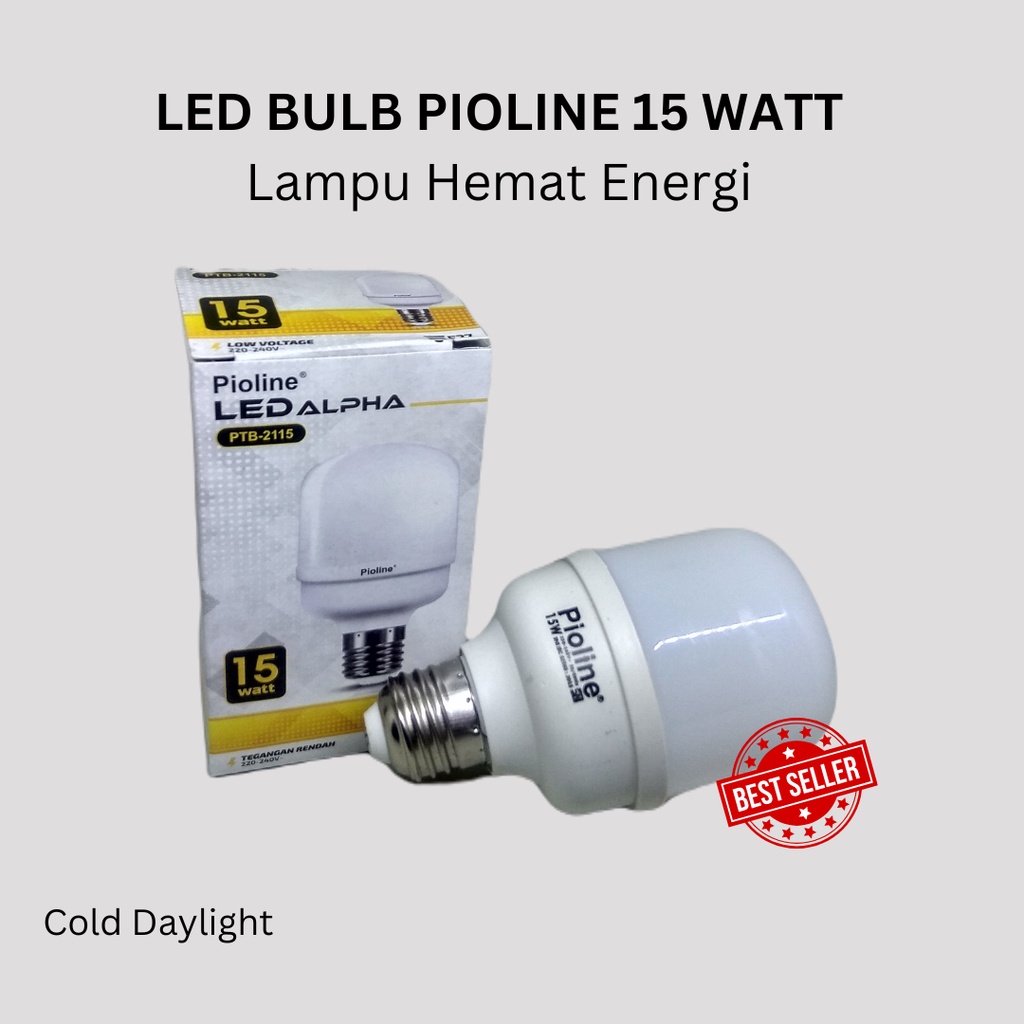 Lampu LED PIOLINE 15 Watt Hemat Energi MURAH