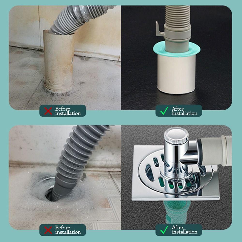 Wonder Floor Drain Aksesori Kamar Mandi Berguna Katup Satu Arah Selokan Shower Drainer Seal Pipa Air Plug