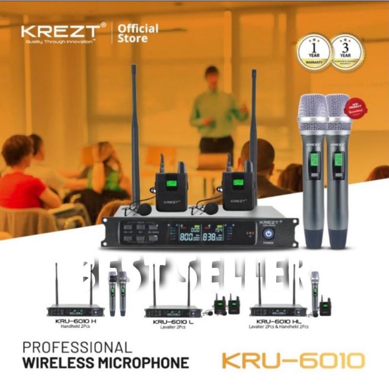 Mic Wireless Krezt KRU 6010 Original