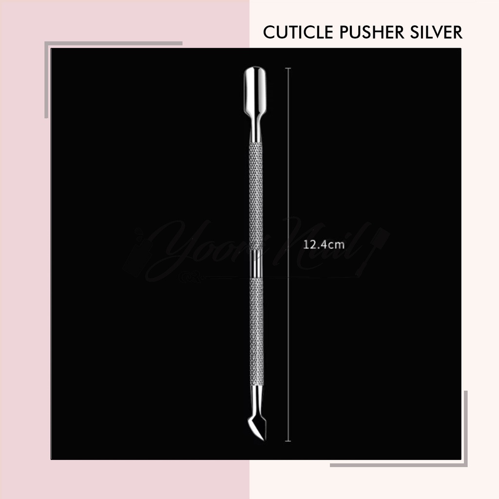 Cuticle pusher pendorong kutikula manicure pedicure nail art pusher nail