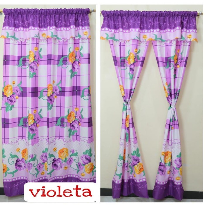 Galeripuko - Gorden serut belah tengah - Violeta