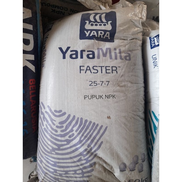 Pupuk NPK Yaramila Faster 25 7 7 Kemasan Repack 1KG
