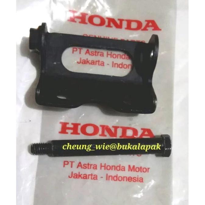 Plat engsel jok depan + pen baut honda new Supra X 125 F1 2014-2022 ori AHM