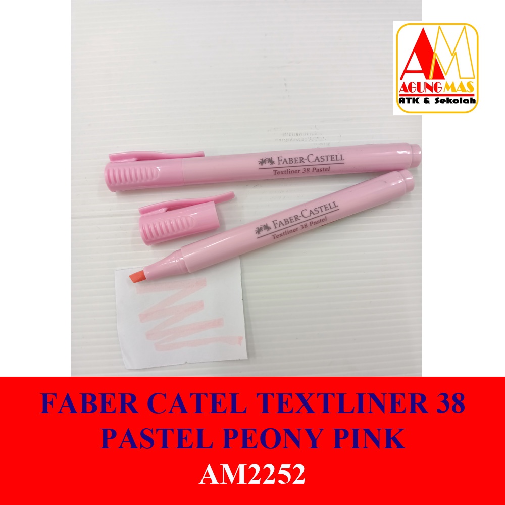 

FABER CATEL TEXTLINER 38 PASTEL PEONY PINK