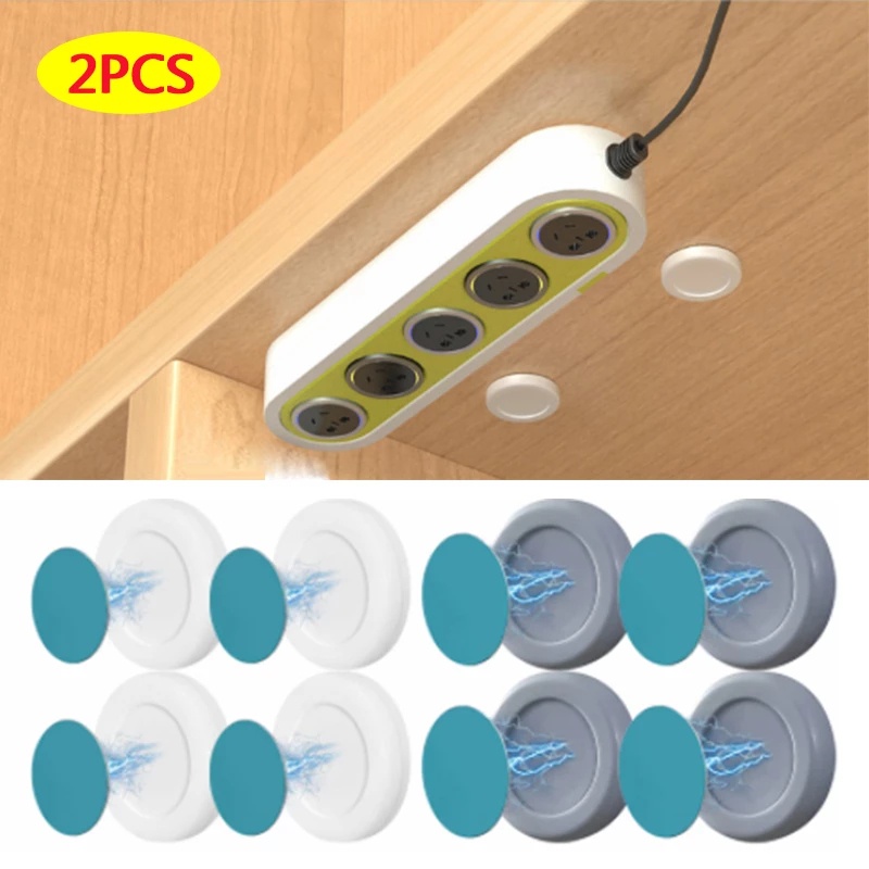 Home Organizer Hooks Tempel Dinding Magnet Kuat Holder Hook Bebas Pukulan Home Organizer Hook Rak Untuk Kulkas Stiker Remote Control Tempat Penyimpanan