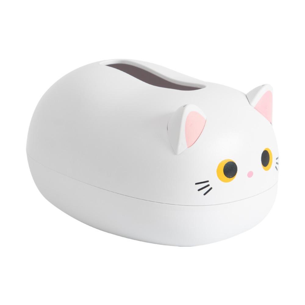 Top Cat Tissue Box Desktop Kotak Tusuk Gigi Gaya Nordic Wadah Kertas Wc