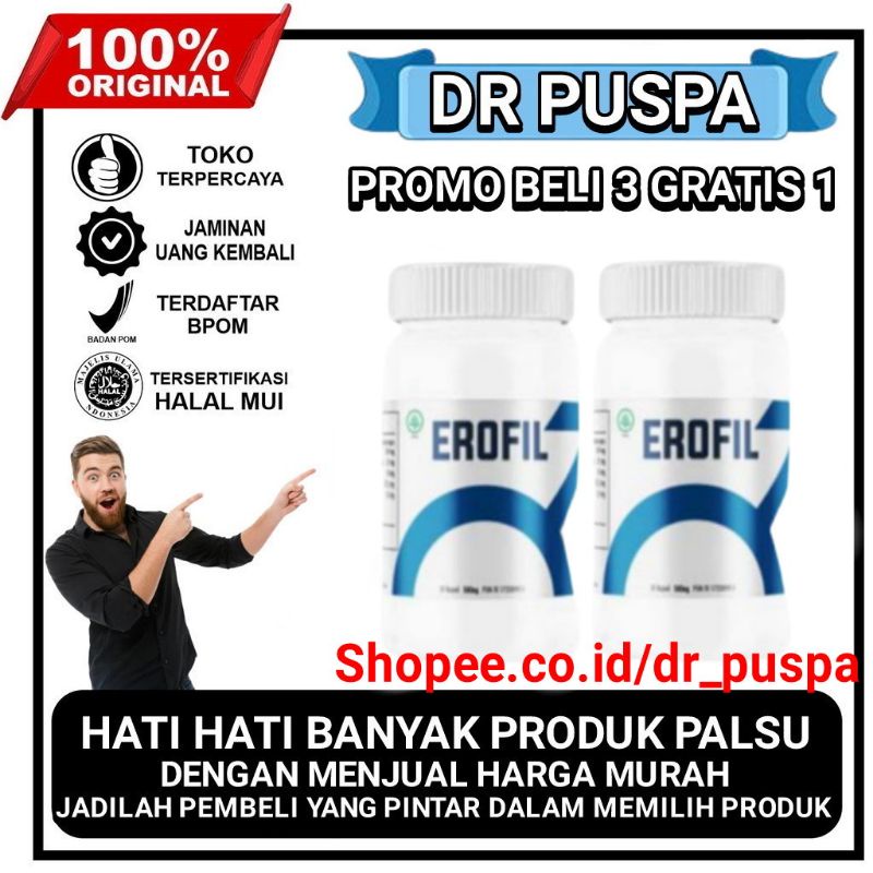 EROFIL ASLI SUPLEMEN PRIA BPOM AMPUH OBAT EROFIL