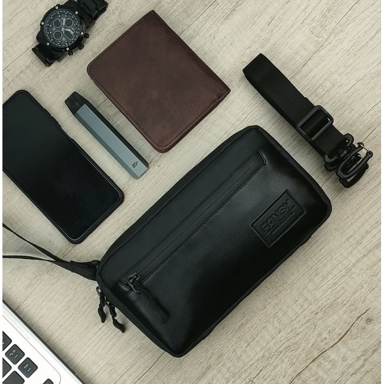 FANSY SLINGBAG POUCH BRADY - TAS PRIA WANITA MULTIFUNGSI
