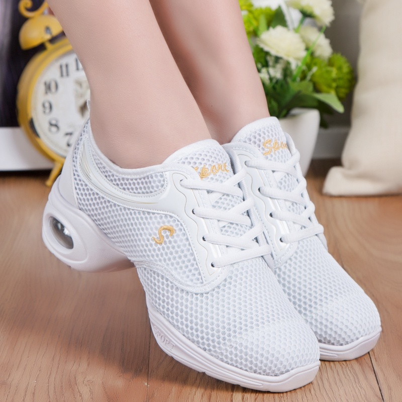 【COD】Sepatu Dansa Latin Sepatu Line Dance Casual sepatu Wanita Sepatu Dansa sepatu olahraga uk 36-41