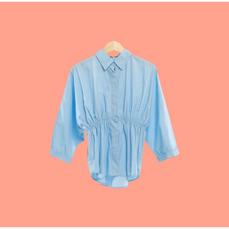 Alya shirt kemeja kerut wanita terbaru