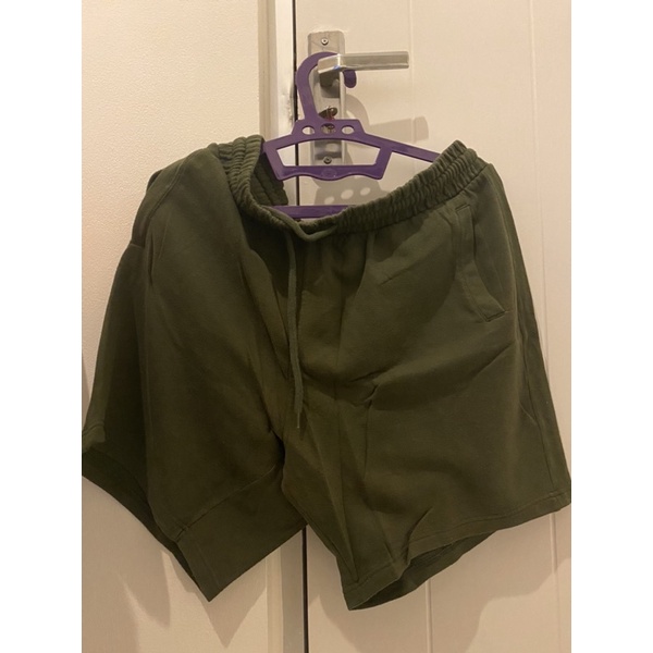 Celana Pendek H&M Mid Length Shorts Regular Fit Uk L Preloved 100% Original