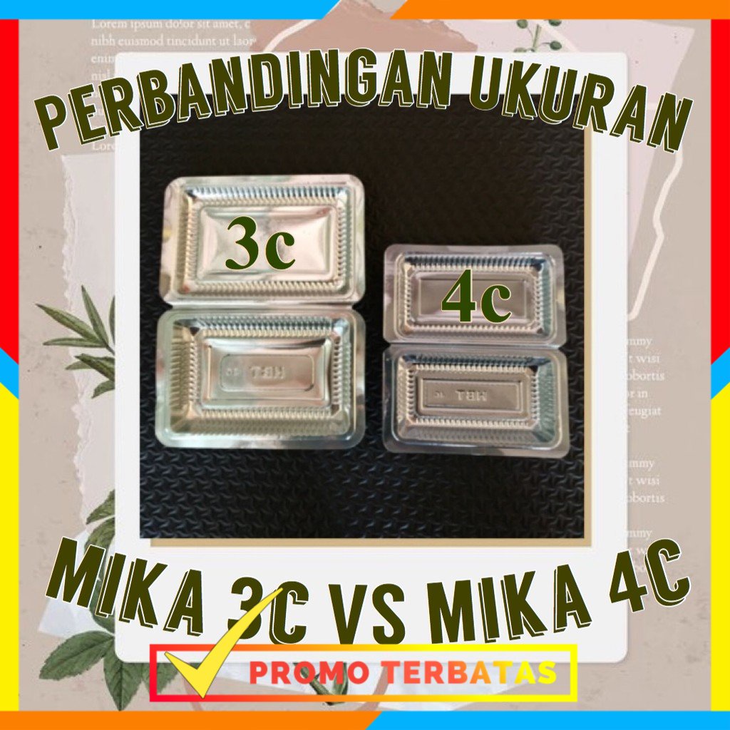 Tempat Makan & Kue Mika Plastik Tebal SSY All Size