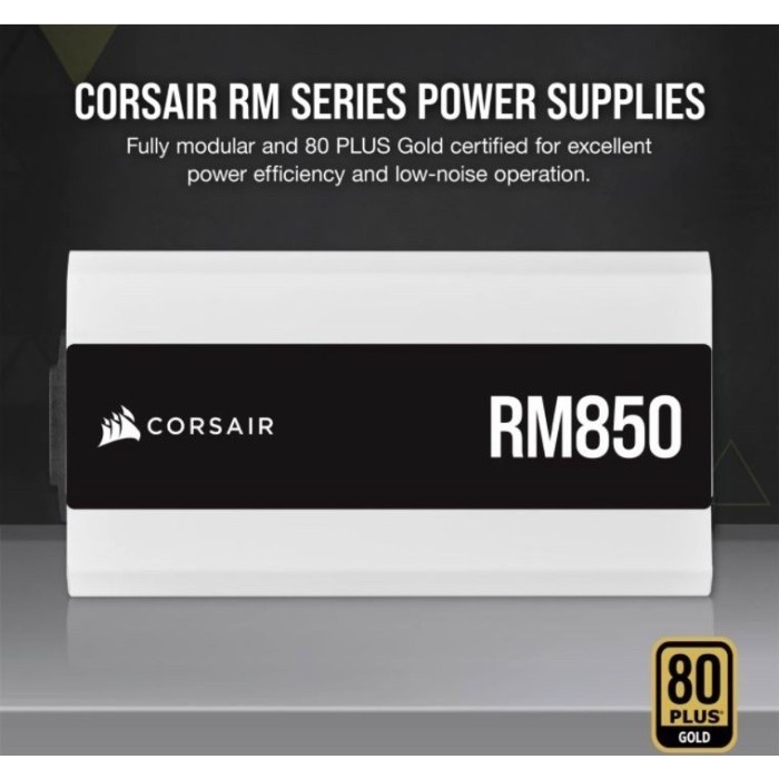 CORSAIR RM850 White | PSU 850W 80+ Gold Fully Modular CP-9020232-EU