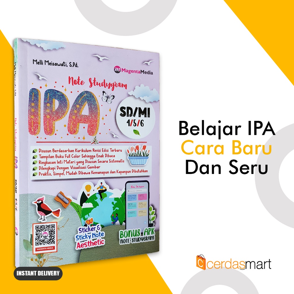 BUKU IPA SD - BUKU RUMUS IPA SD - NOTE STUDYGRAM IPA SD/MI KELAS 4,5,6