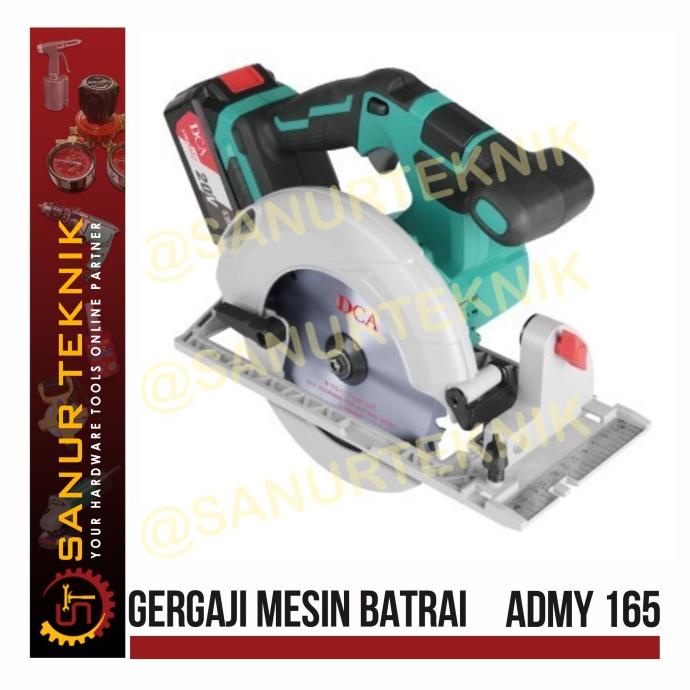DCA ADMY 165 CORDLESS BRUSHLESS CIRCULAR SAW / GERGAJI MESIN BATRAI