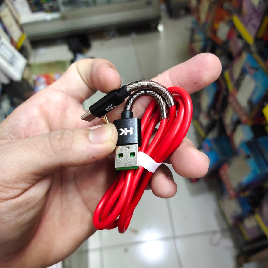 kabel data HK CA-D15 micro usb dan type c (lebar) Universal kabel charger android