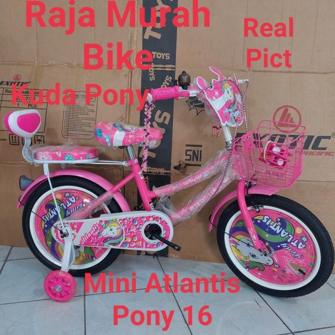 Sepeda Anak Mini Atlantis Pony 16 Inch Sepeda Anak Perempuan Atlantis #Original