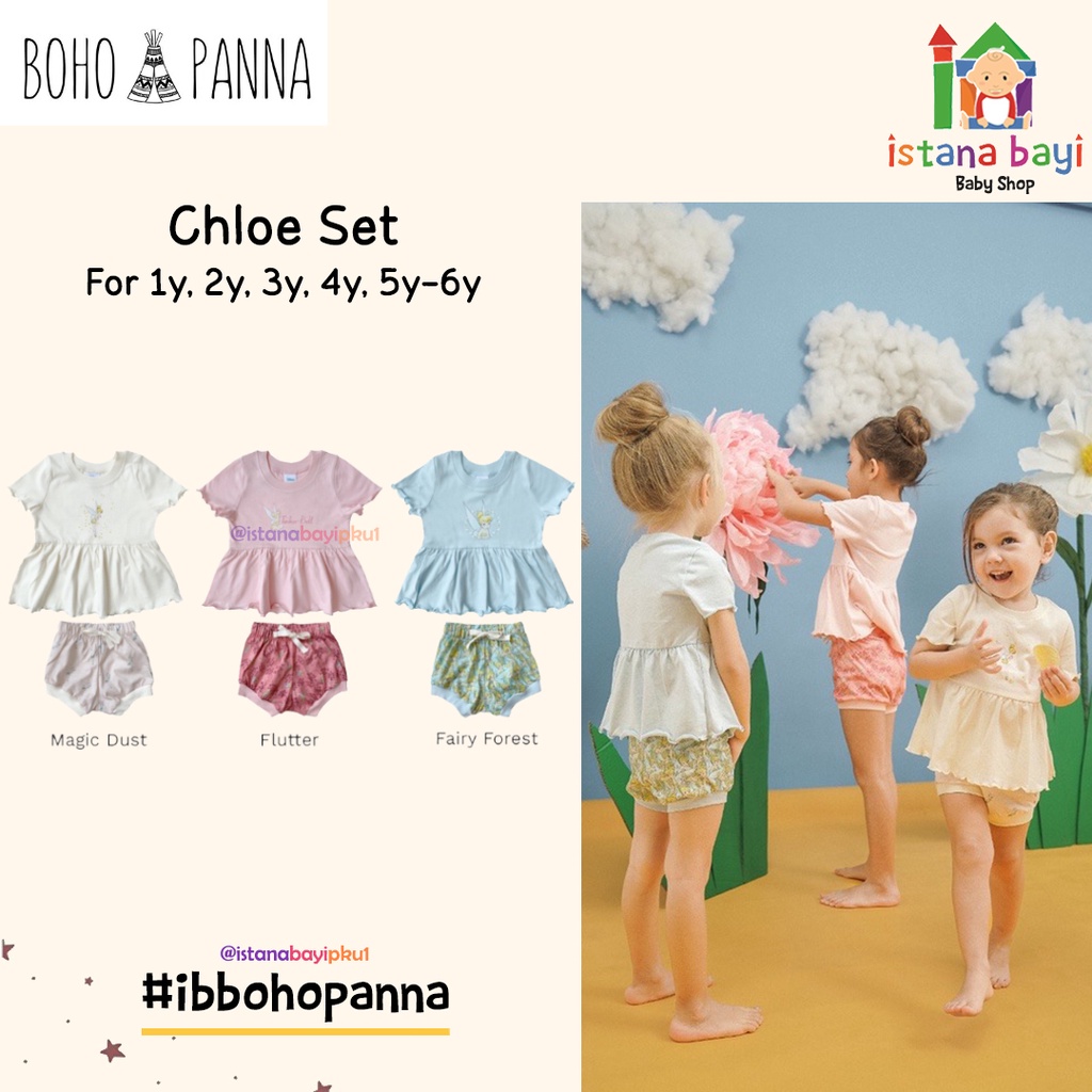 BOHOPANNA - CHLOE SET - DISNEY - Setelan Anak Perempuan 1 - 8 TAHUN