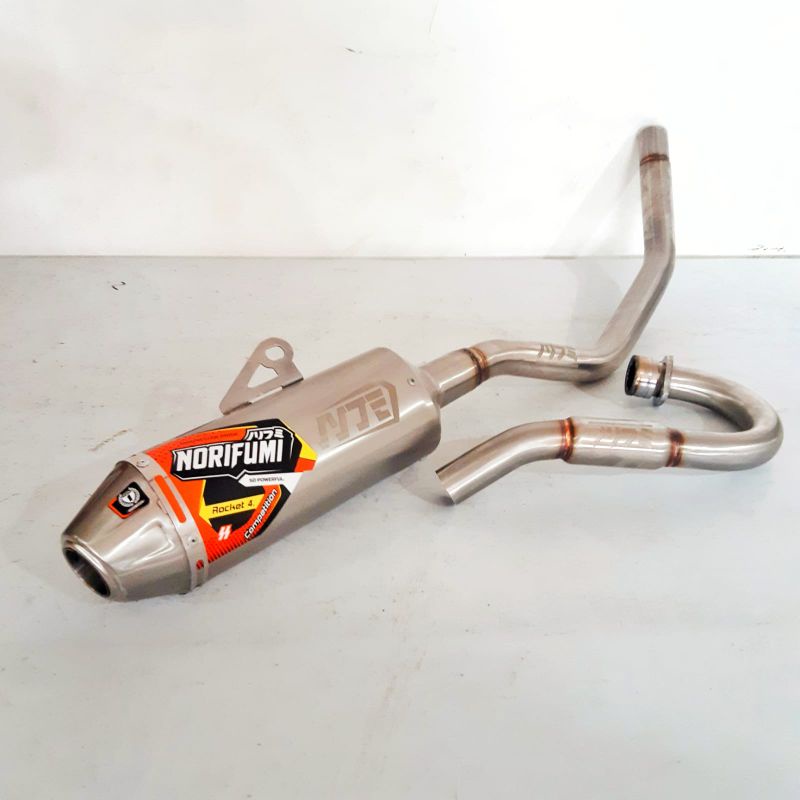 Knalpot Norifumi Rocket 4 Kompetisi Trail Tiger-Trail Scorpio-Klx-Bf-D Tracker-CRF 150 L