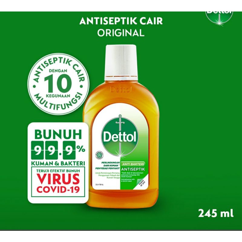 Jual Dettol Antiseptik Cairan Antiseptik Original Dan Lime Shopee