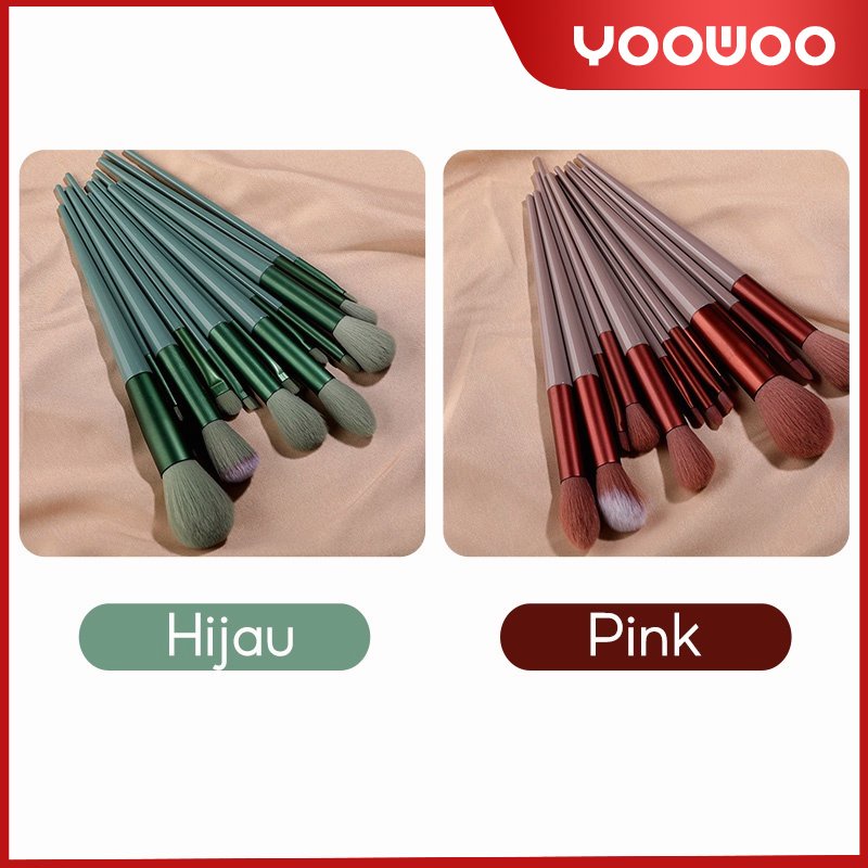 Brush make up 13pcs / set kuas make up / brush blush on / blusher blending / eyeshadow