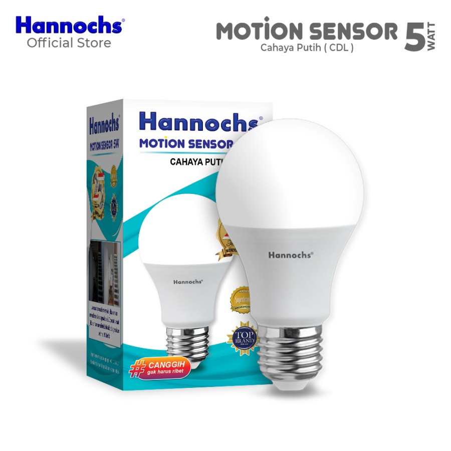 HANNOCHS Lampu LED Motion Sensor / Sensor Gerak - 5 Watt