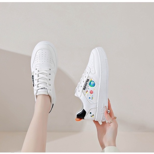 [Original Ber-Hologram] SNEAKYSHOES PRINT  SNEAKERS WANITA FASHION KOREA IMPORT PREMIUM - 222