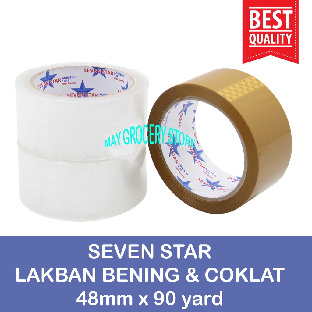 

Lakban Bening/ Lakban Coklat / Isolatip / Solatip / Isolasi 90 Yard 2 inch