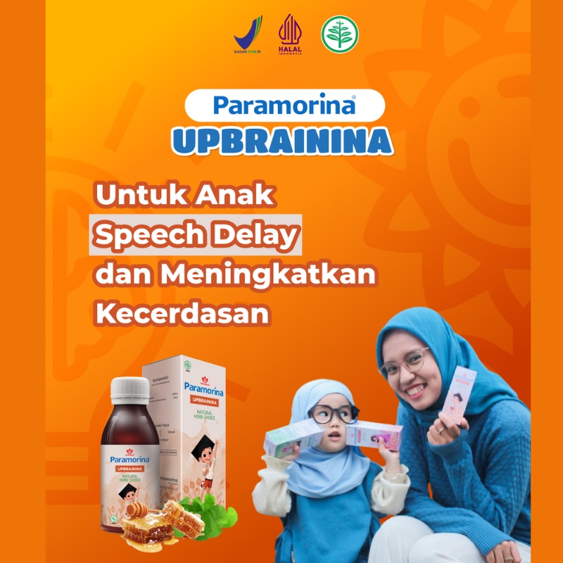 Madu Paramorina Upbrainina Lambat Bicara Speech Spech Delay Nutrisi Otak Anak Bayi Cerdas Kesehatan 
