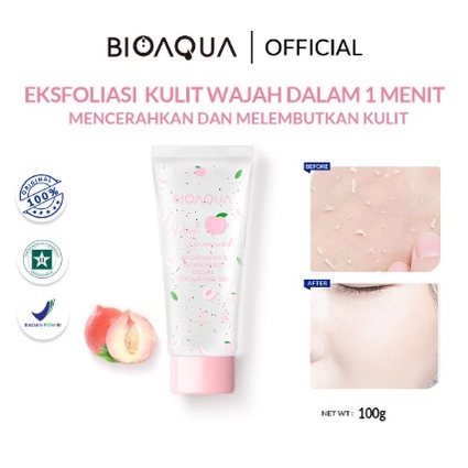 BIOAQUA Facial &amp; Body Exfoliating Peeling Gel / Exfoliasi Wajah