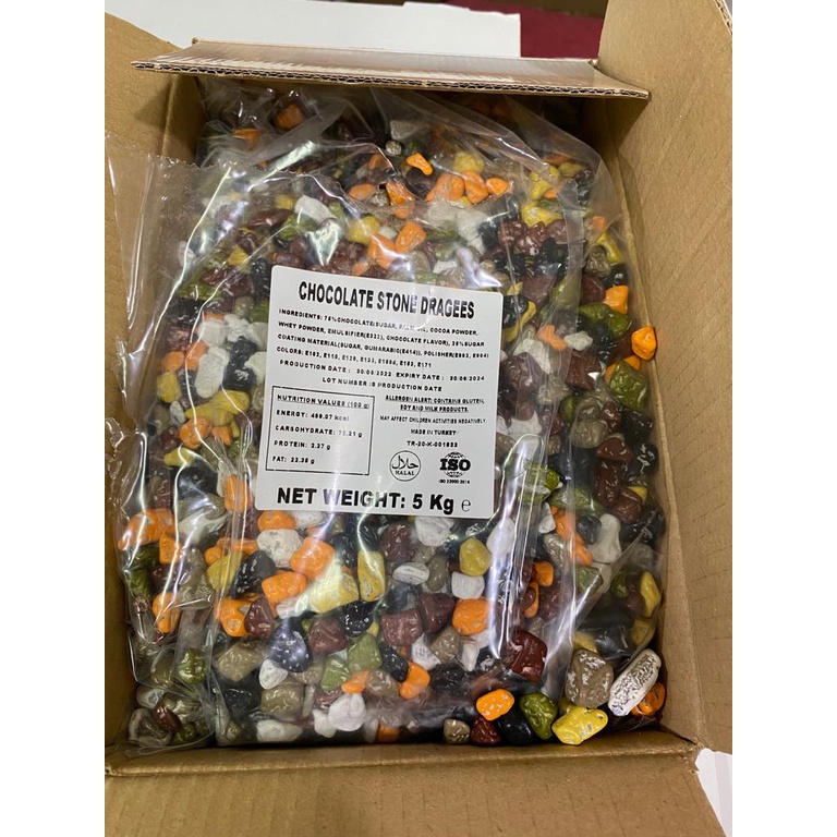 Coklat batu turky 5kg// coklat krikil//oleh oleh haji dan umroh (exp2024)