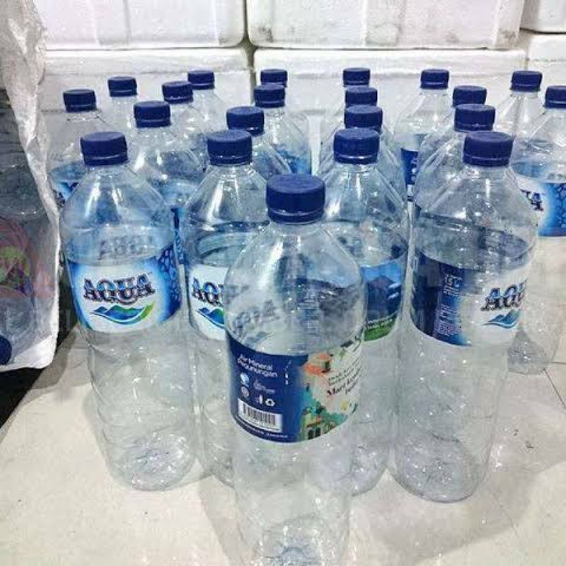 Botol Aqua bekas uk 1500ml