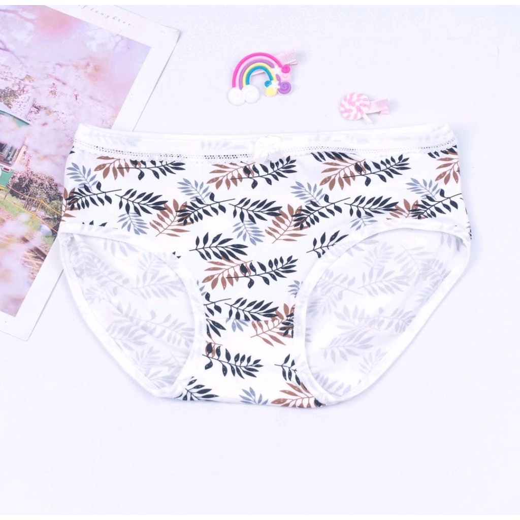 LUSINAN!! Celana Dalam Motif LUCU Cd Wanita Sexy Pakaian Dalam Medel Korea Import Super Lembut