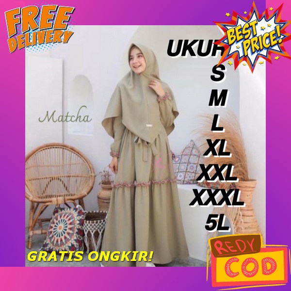 Import Sakura Dress Bahan Cerutybabydoll Aplikasi Renda Gamis Bunga Baju Kondangan Gaun Pesta Mewah 
